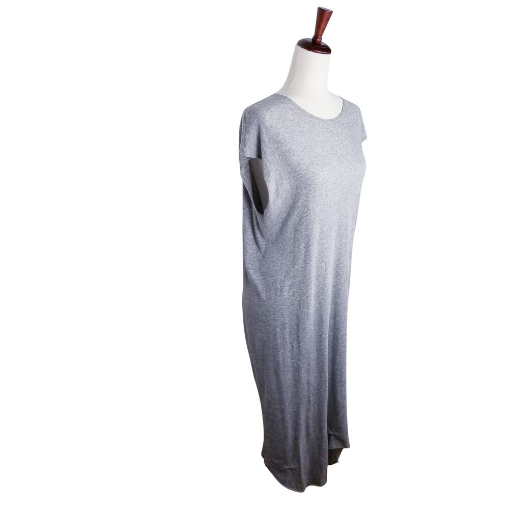 bassike Bias Cut Knit Sheath Dress S/S 100% Organic Cotton - Size XS - Picture 2 of 7